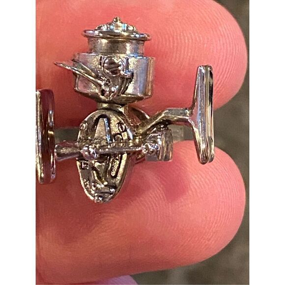 Rare! Original Vintage Hickok Nauticals Fishing Reel Cufflinks - Picture 2 of 8